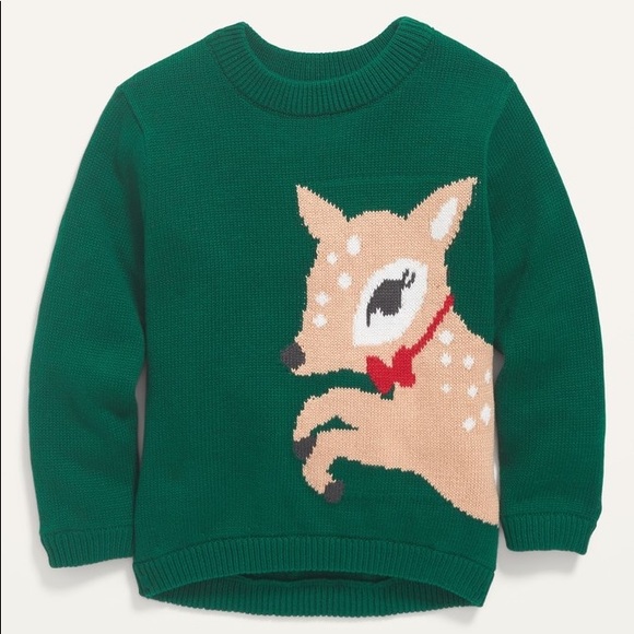 HP🥳NWT O.Navy 5T knit sweaters bundle Holiday Christmas - Picture 3 of 4